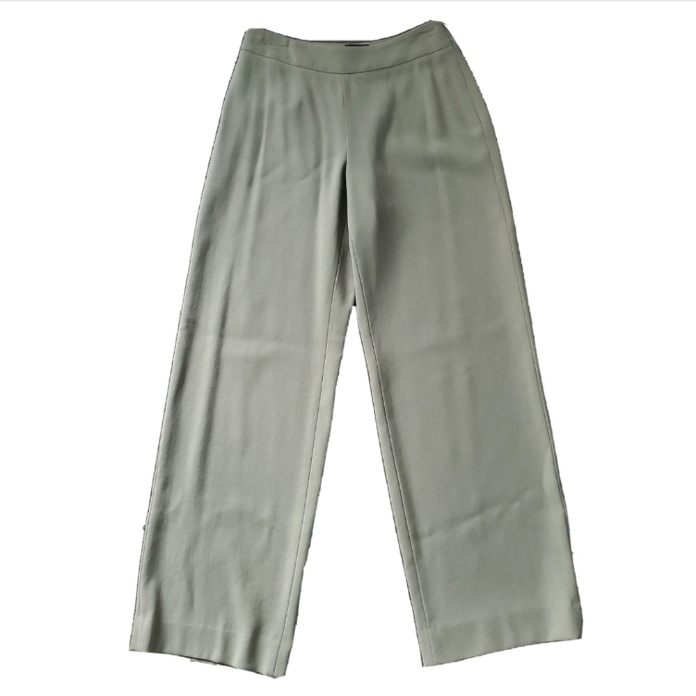 NEW Giorgio Armani Borgo 21 Olive Green Wide-Leg Pants - Picture 2 of 5